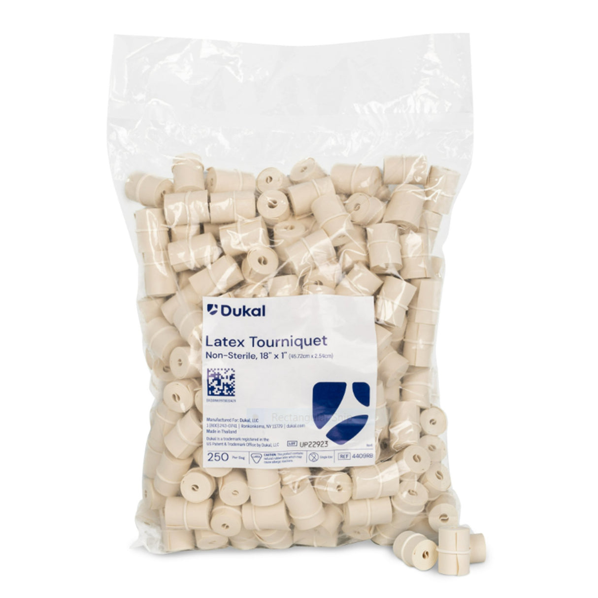 Tourniquet Strap Dukal™ 18 Inch Length Rolled / Banded Latex - BeHope