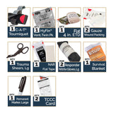 Trauma First Aid Kit Reflex™ IFAK System Bag - BeHope