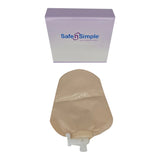 Urostomy Pouch Safe n Simple™ Two-Piece System 9 Inch Length Without Barrier Drainable - BeHope