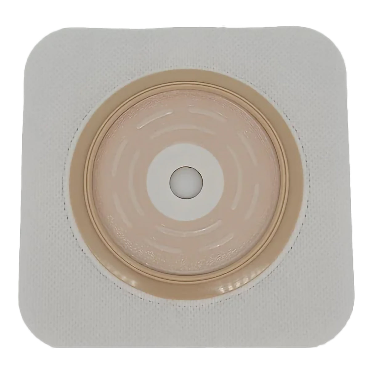 Ostomy Barrier Trim to Fit, Standard Wear Adhesive Tape Collar 70 mm Flange Up to 2-1/4 Inch Opening 5 X 5 Inch - BeHope