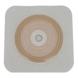 Ostomy Barrier Trim to Fit, Standard Wear Adhesive Tape Collar 70 mm Flange Up to 2-1/4 Inch Opening 5 X 5 Inch - BeHope