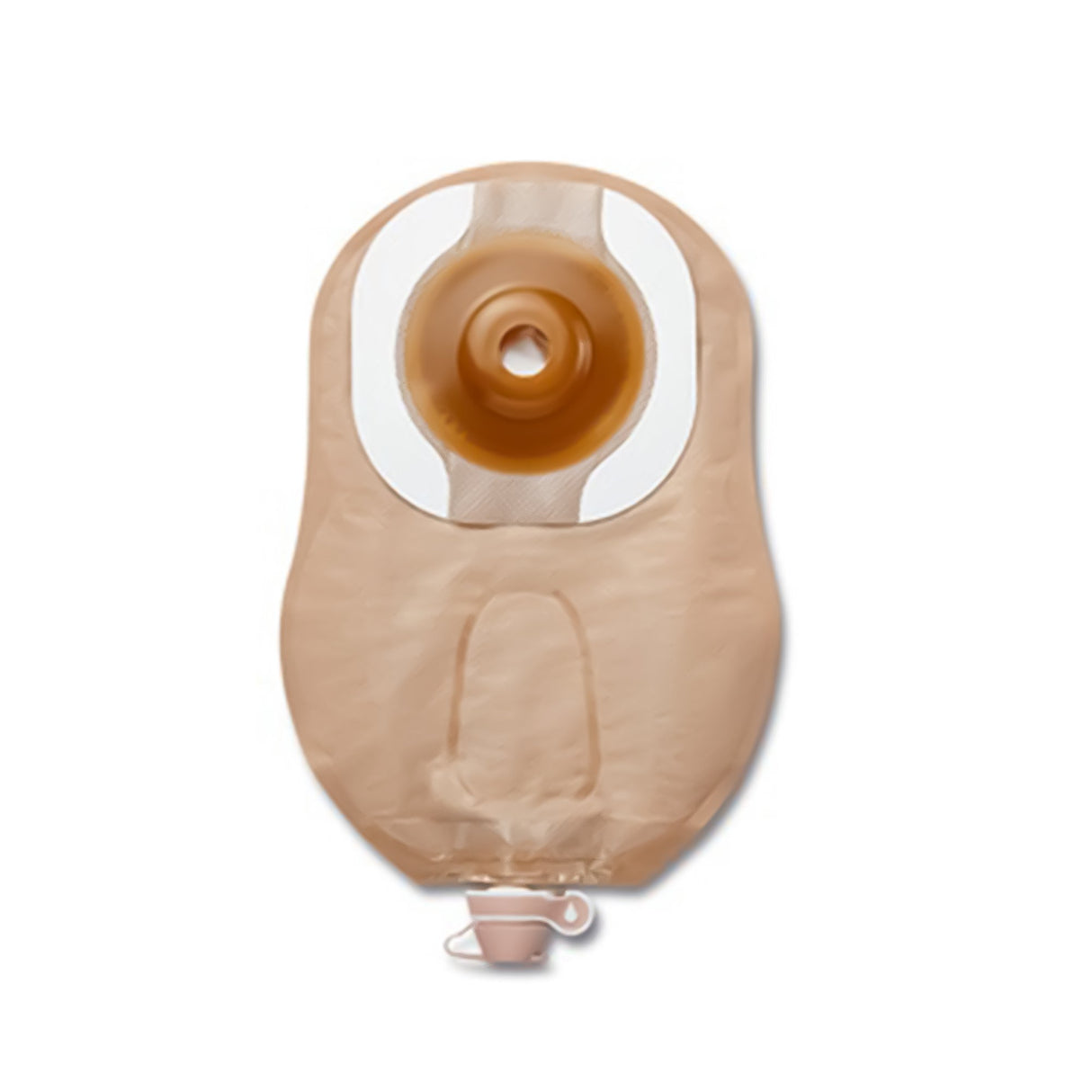 Urostomy Pouch Premier™ One-Piece System 9 Inch Length Convex, Pre-Cut 5/8 Inch Stoma Drainable - BeHope