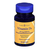 Vitamin Supplement Foster & Thrive™ Vitamin D3 2,000 IU Strength Softgel 100 per Bottle - BeHope