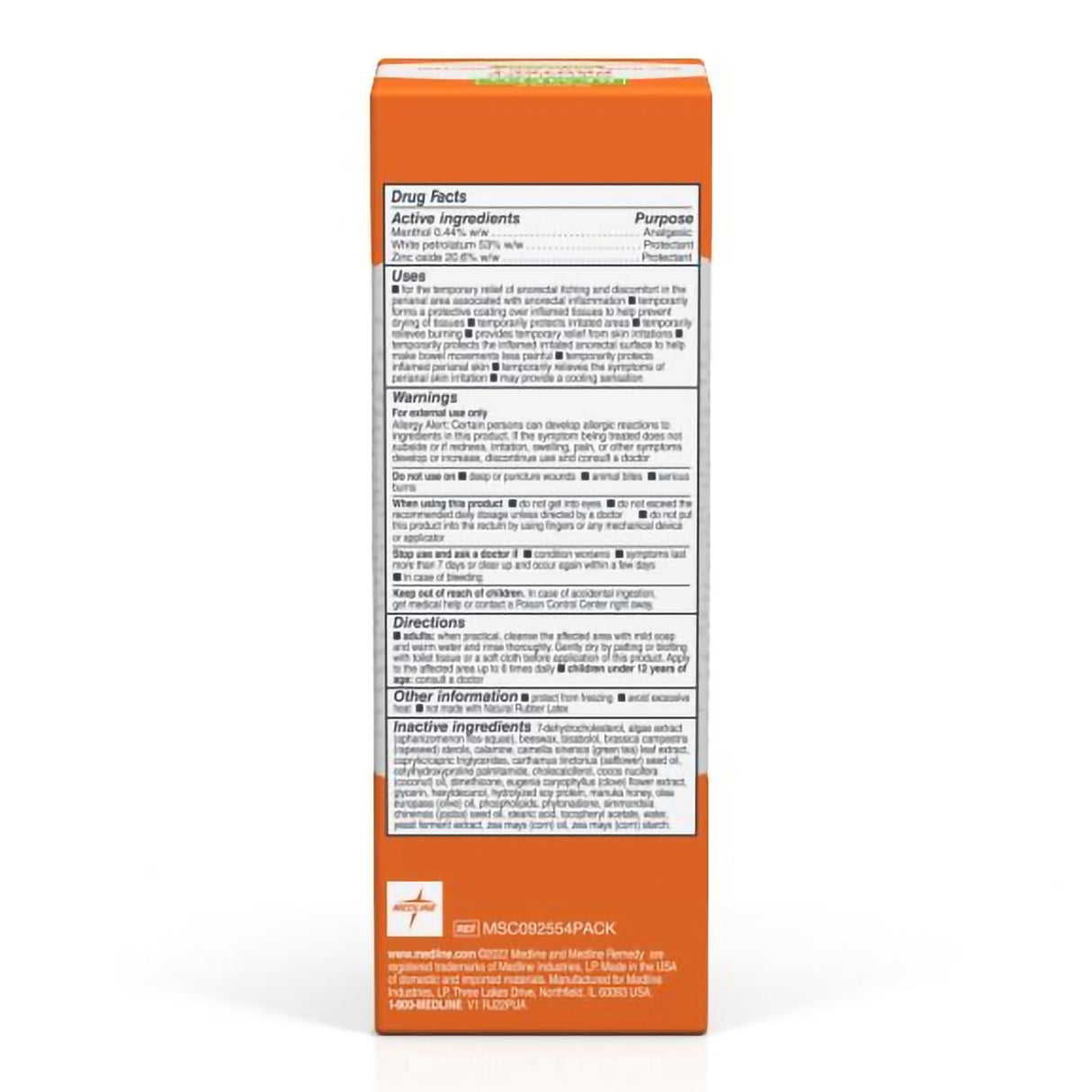 Skin Protectant Medline Remedy® Specialized Protect 4 Gram Individual Packet Unscented Paste CHG Compatible - BeHope