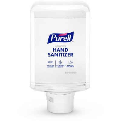 Hand Sanitizer Purell® Advanced 1200 mL Ethyl Alcohol Foaming Dispenser Refill Bottle - BeHope