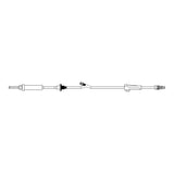 IV Pump Set Z-800 Pump 1 Port 20 Drops / mL Drip Rate Without Filter 105 Inch Tubing Solution - BeHope