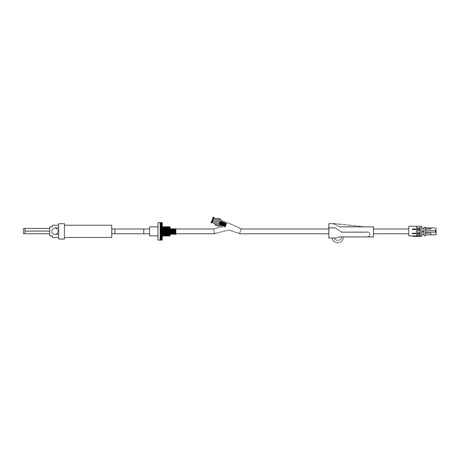 IV Pump Set Z-800 Single Port 20 Drops Per ML Drip Rate - BeHope