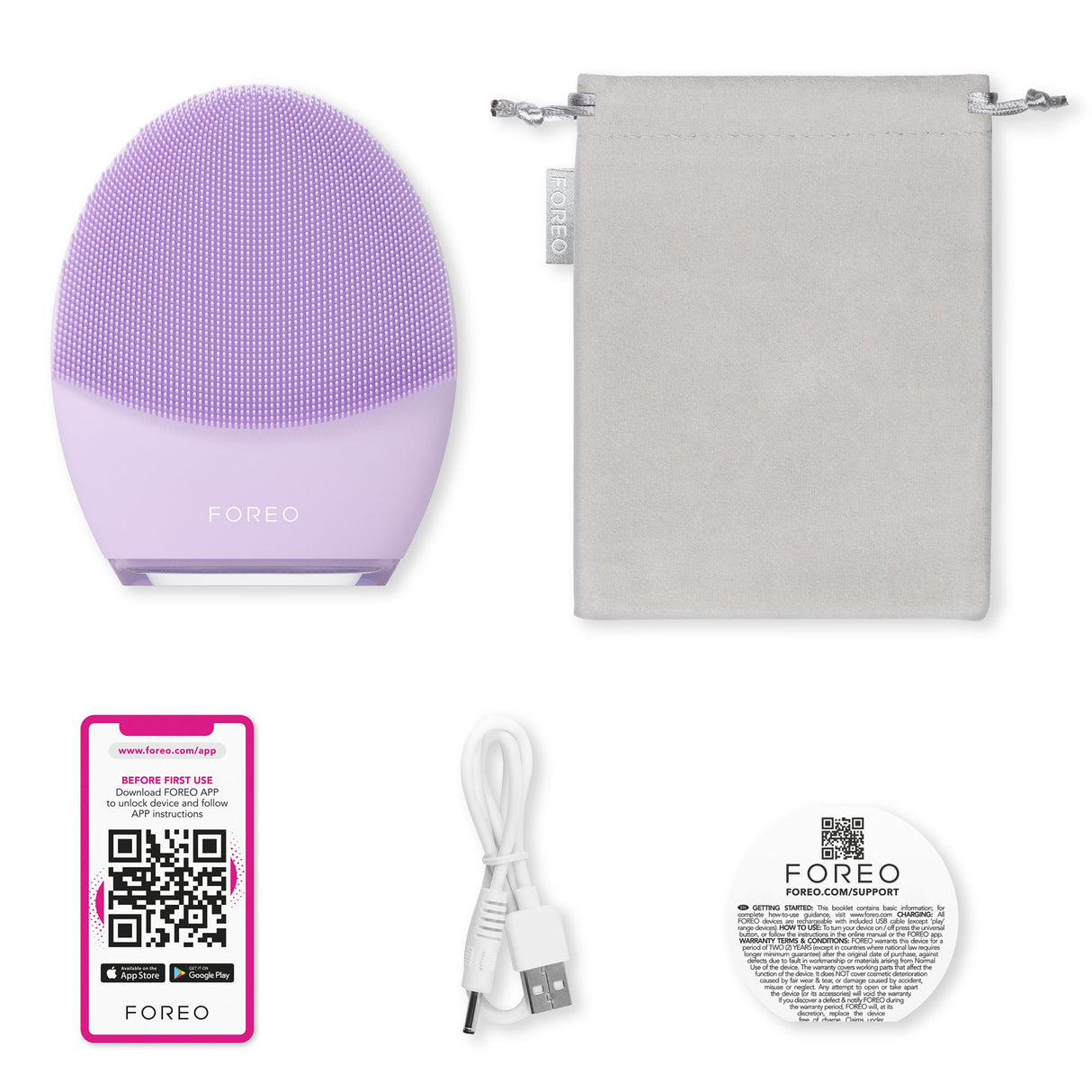 Facial Cleansing Brush and Massage Device LUNA™ 4 Sensitive Skin - BeHope