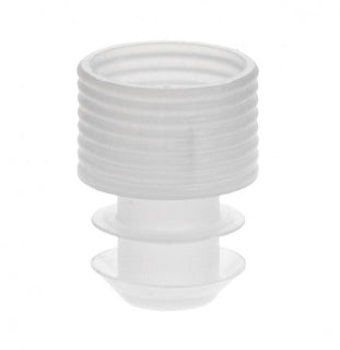Tube Closure Polyethylene Flange Plug Cap Natural For 12 mm Outer Diameter Tubes NonSterile - BeHope