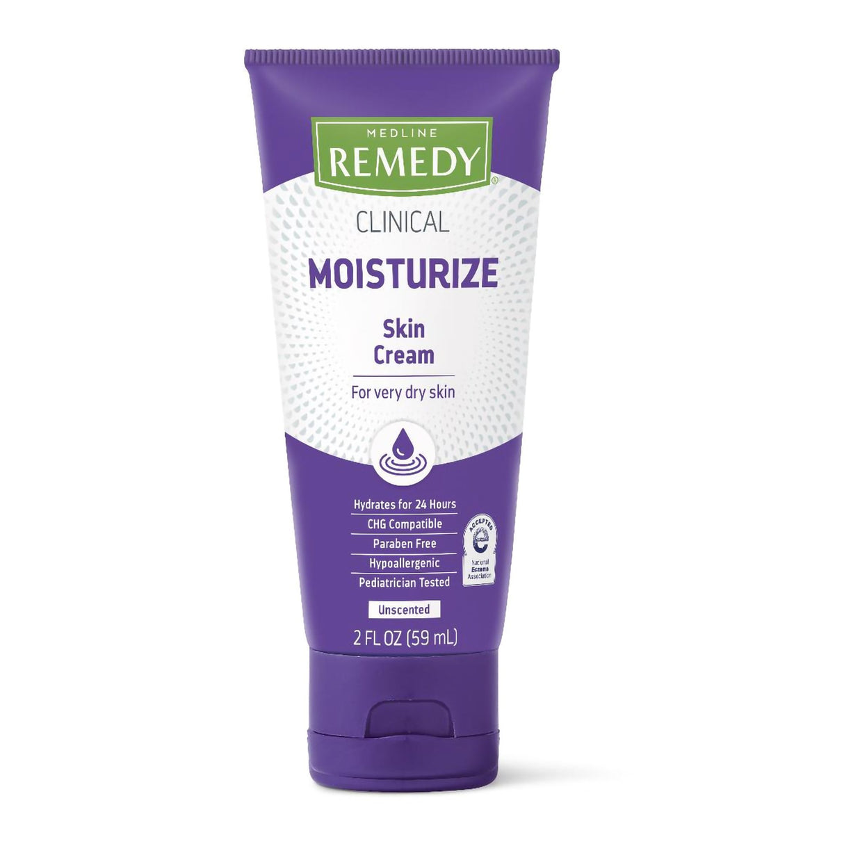Hand and Body Moisturizer Medline Remedy® Clinical Moisturize 2 oz. Tube Unscented Cream CHG Compatible - BeHope