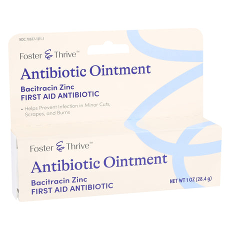 First Aid Antibiotic Bacitracin Foster & Thrive™ Ointment 1 oz. Tube - BeHope