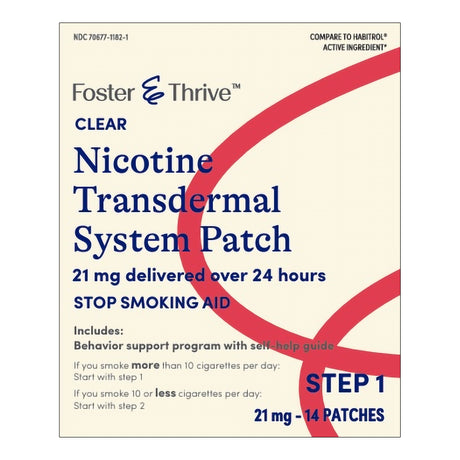 Stop Smoking Aid Foster & Thrive™ 24-Hour Transdermal Patch - BeHope