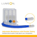 Tri Flow Rate Incentive Spirometer McKesson LUMEON™ Universal 600 to 1200 mL - BeHope