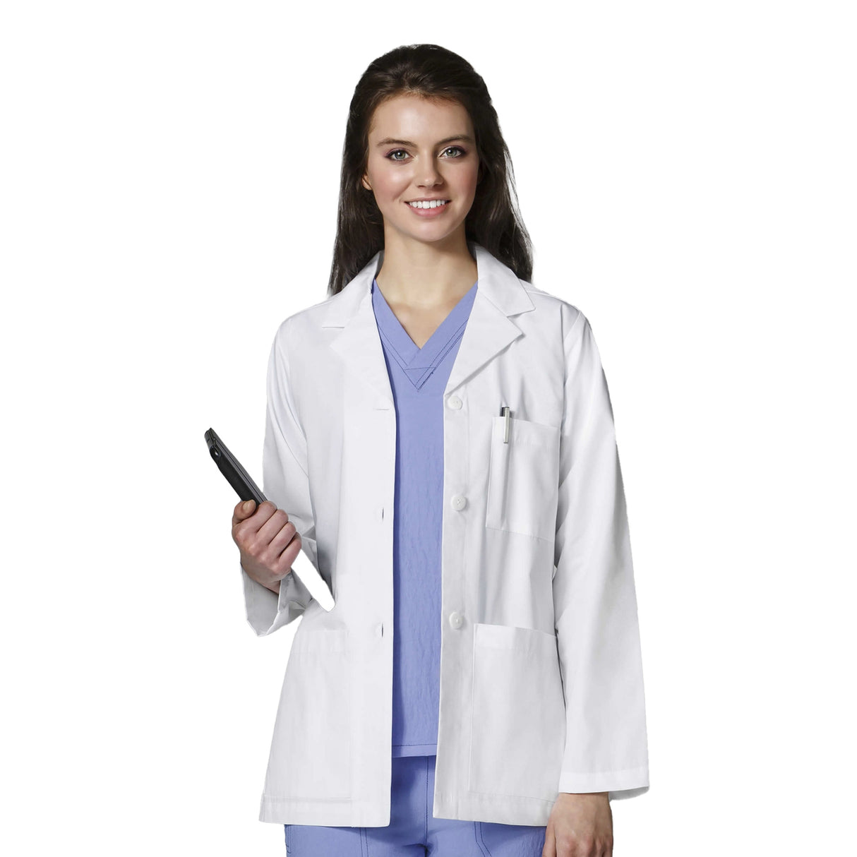 Lab Jacket Wink™ White Medium Hip Length 65% Polyester / 35% Cotton Reusable - BeHope