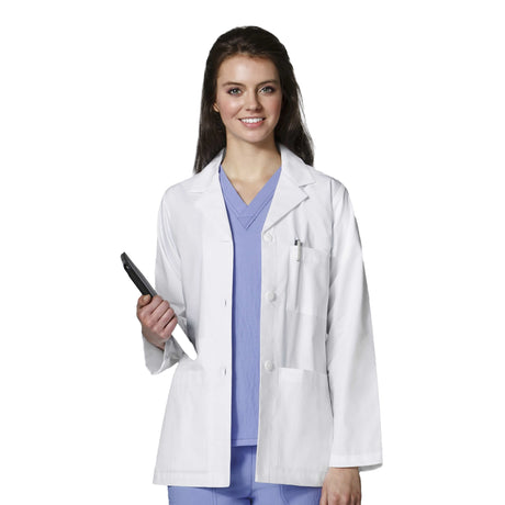 Lab Jacket Wink™ White Medium Hip Length 65% Polyester / 35% Cotton Reusable - BeHope