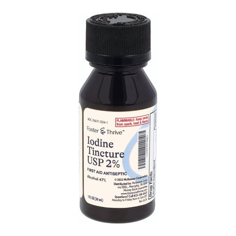 Foster & Thrive™ Antiseptic Iodine Tincture for Minor Wounds - BeHope