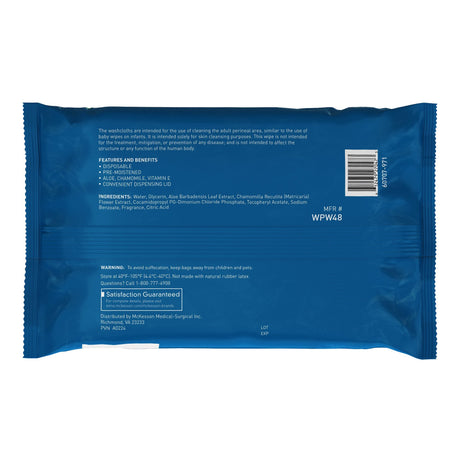 McKesson® Fresh Scent Personal Cleansing Washcloths with Aloe - BeHope