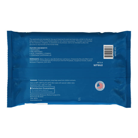 McKesson® Fresh Scent Personal Cleansing Washcloths with Aloe - BeHope