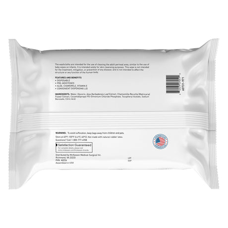 McKesson Fragrance Free Personal Cleansing Wipes with Aloe - BeHope