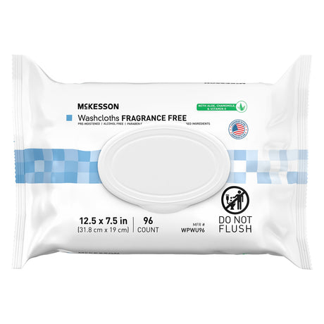 McKesson Fragrance Free Personal Cleansing Wipes with Aloe - BeHope