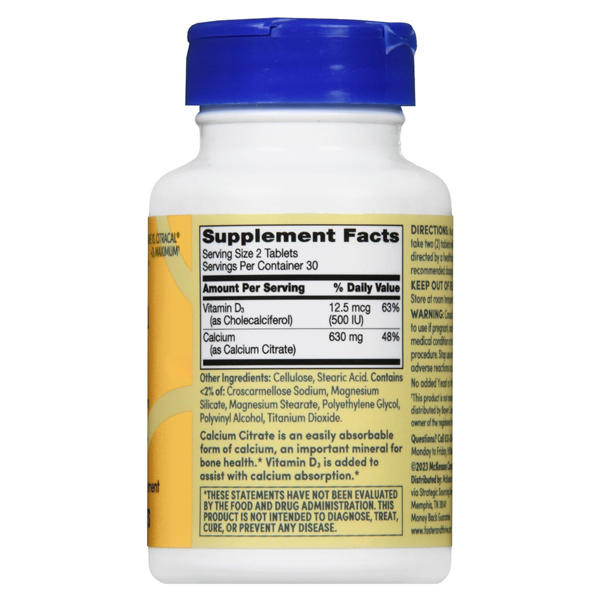 Calcium Citrate Vitamin D3 Joint Health Supplement Foster & Thrive™ - BeHope