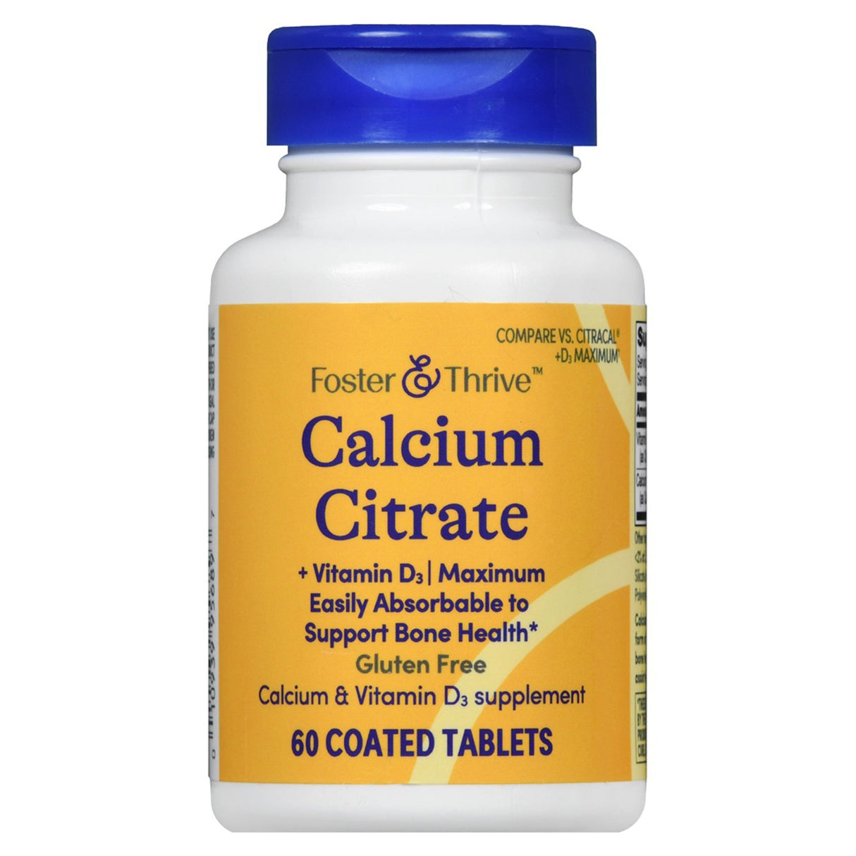 Calcium Citrate Vitamin D3 Joint Health Supplement Foster & Thrive™ - BeHope