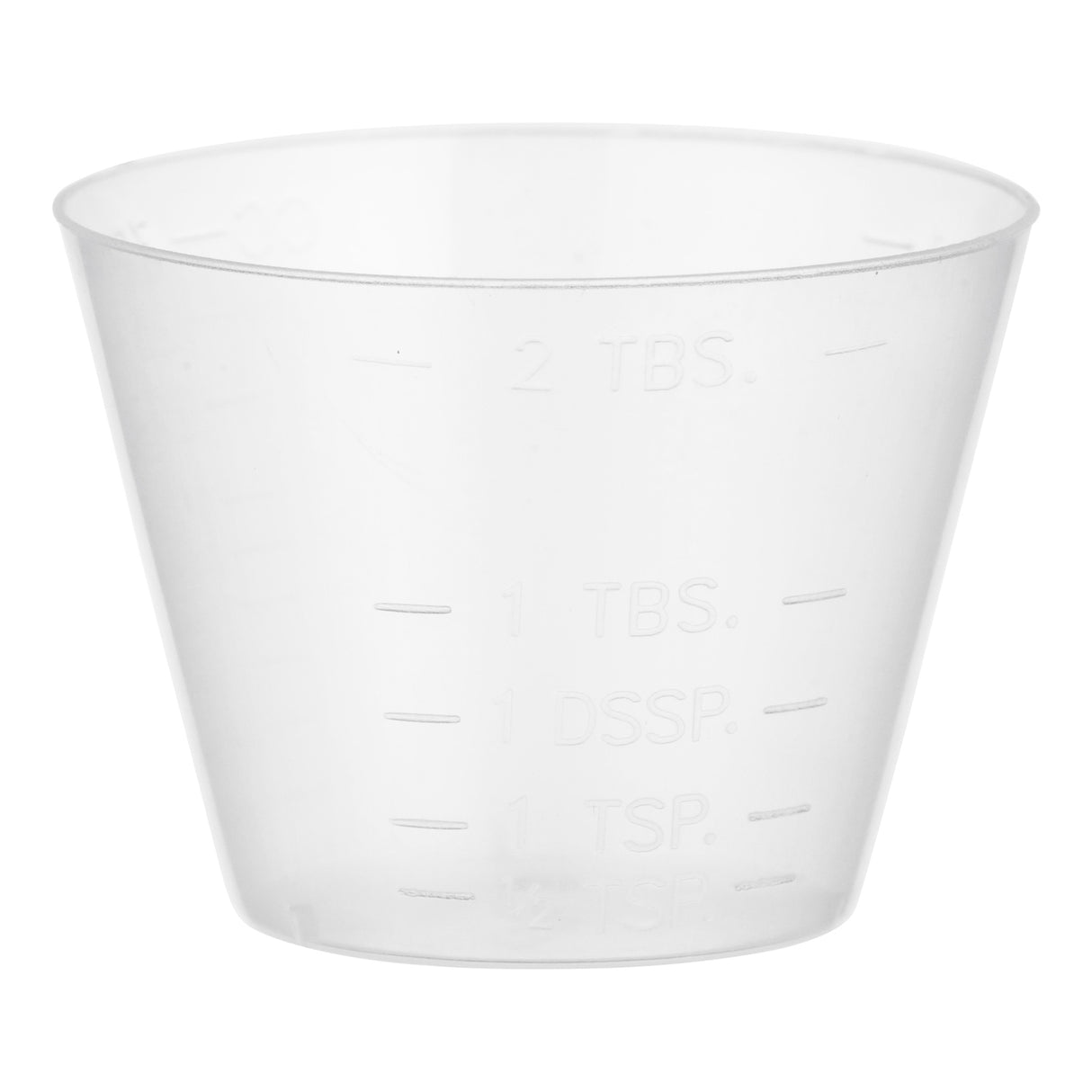 Carestock Translucent Graduated Medicine Cup for Medications - BeHope