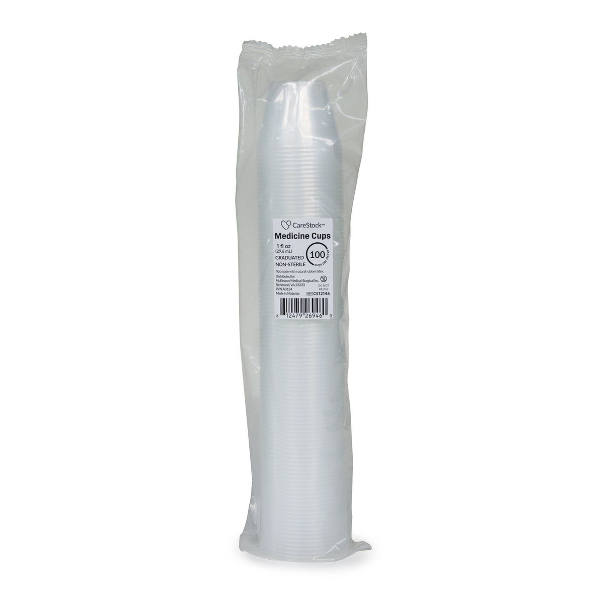 Carestock Translucent Graduated Medicine Cup for Medications - BeHope