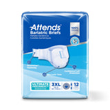 Incontinence Brief Attends® Bariatric Adult 3X-Large Unisex Disposable Heavy Absorbency - BeHope
