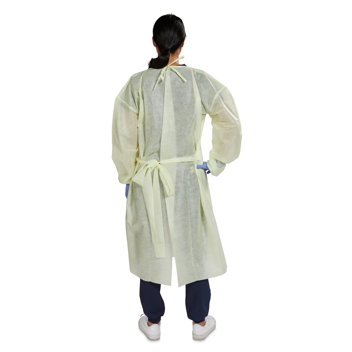 Protective Procedure Gown McKesson X-Large Yellow NonSterile AAMI Level 2 Disposable - BeHope