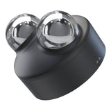 Hand-Held Face Massager & Cleanser Attachment TheraFace Hot and Cold Rings - Black 1 Hot Ring, 1 Cold Ring, Travel Pouch - BeHope