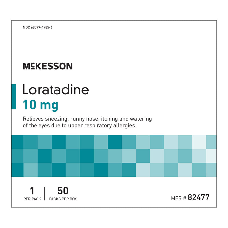Mckesson Loratadine Allergy Relief Tablets for Upper Respiratory Allergies - BeHope