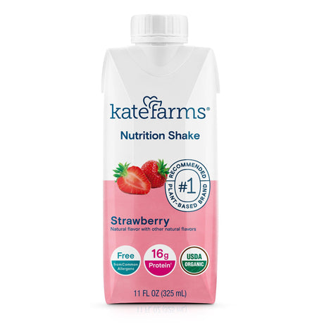 Kate Farms Organic Plant-Based Balanced Nutrition Shake - BeHope