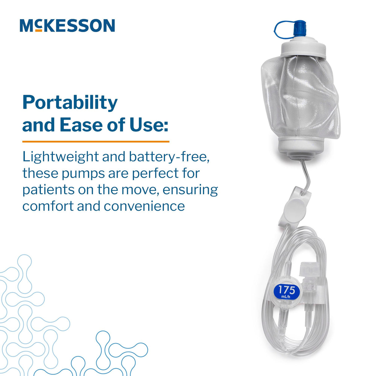 Elastomeric Pump McKesson 250 mL Volume 175 mL / Hr. Flow Rate - BeHope