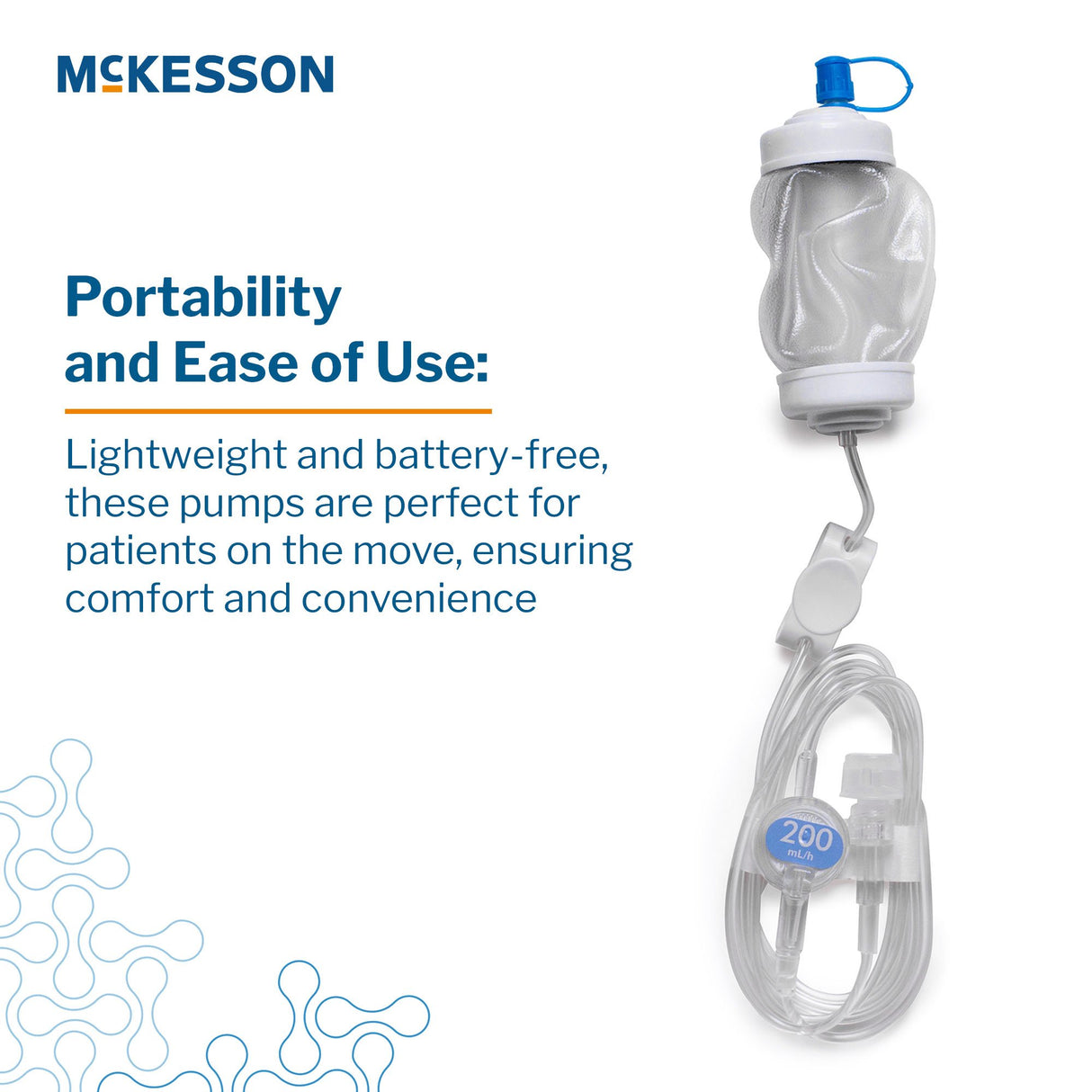 Mckesson Translucent Calibrated Elastomeric Infusion Pump - BeHope