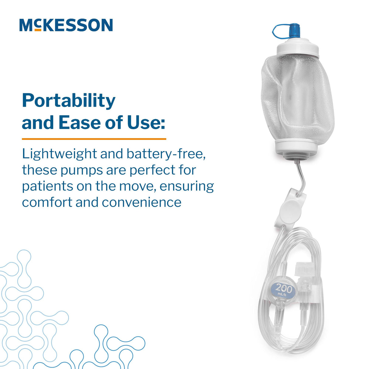 Mckesson Translucent Calibrated Elastomeric Infusion Pump - BeHope