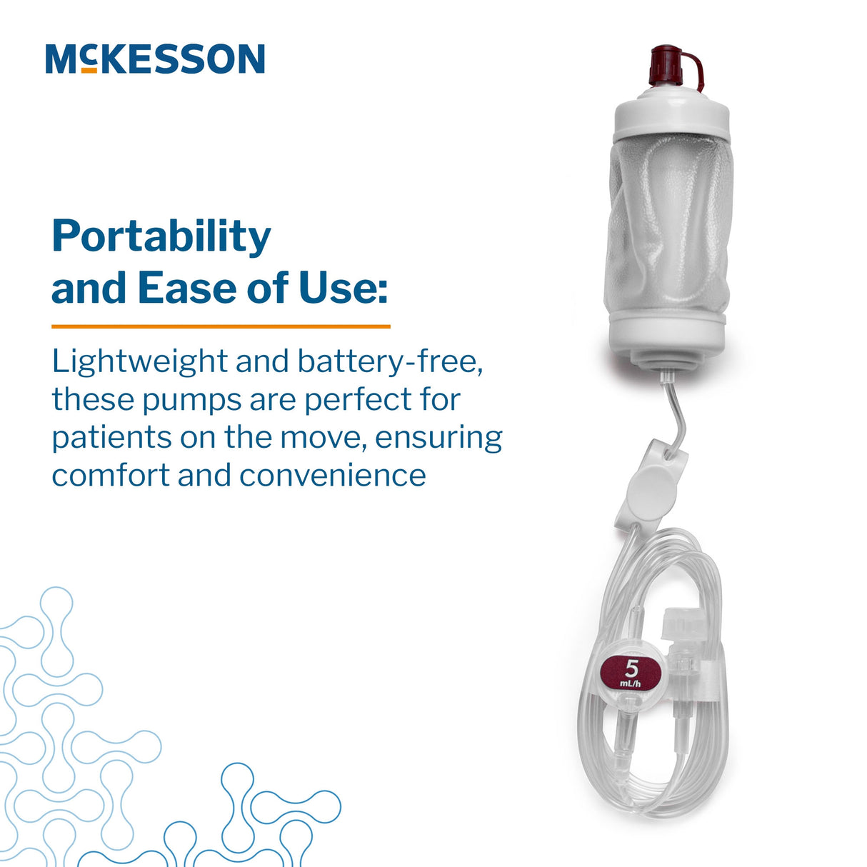 Elastomeric Pump Mckesson Individually Calibrated Translucent - BeHope