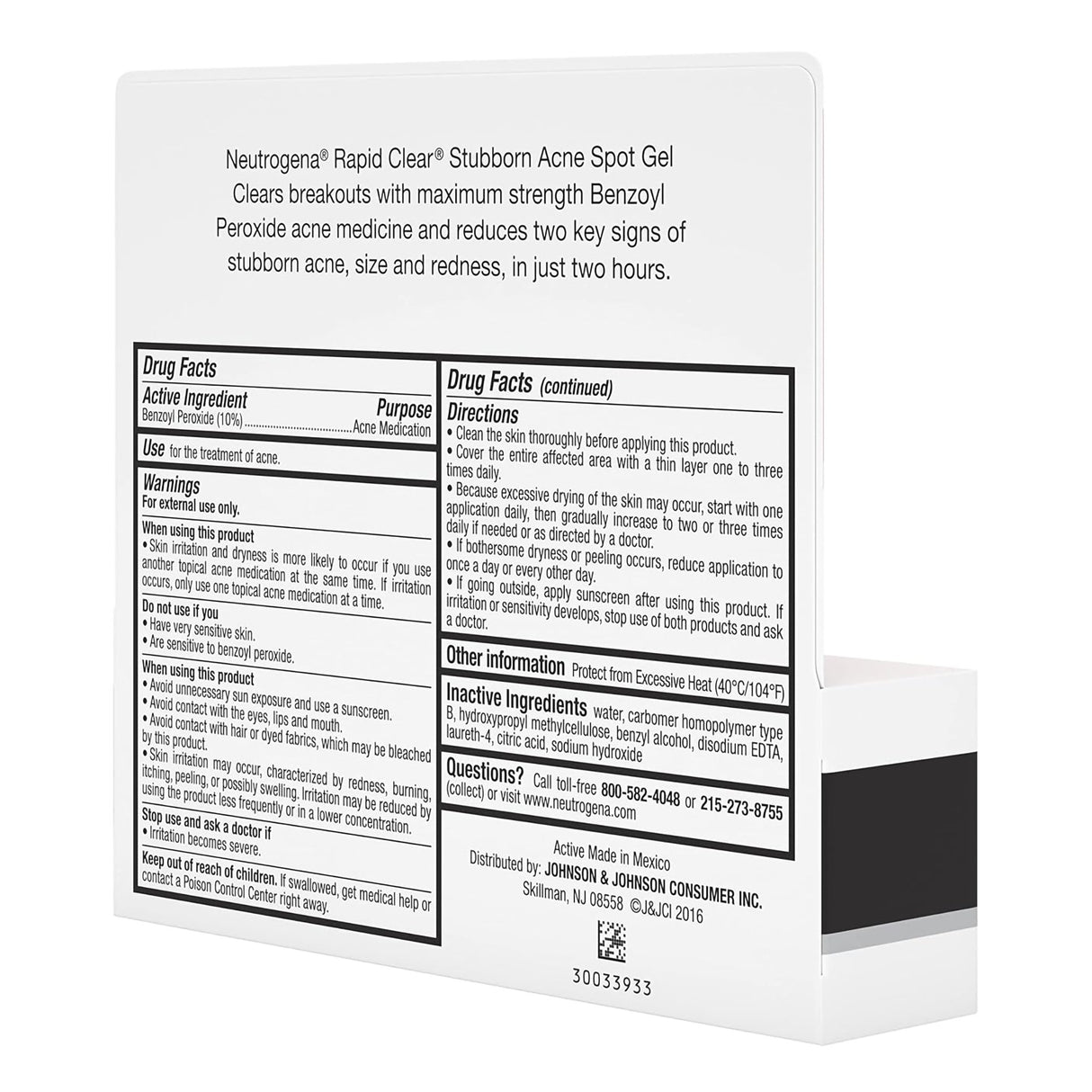 Acne Treatment Neutrogena® Rapid Clear 1 oz. Gel - BeHope