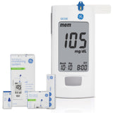 Blood Glucose Meter Kit GE100 5 Seconds 500 Memory Storage No Coding Required - BeHope