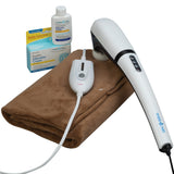Pain Relief Theracare Bundle Massager Heating Pad Lidocaine Cream - BeHope