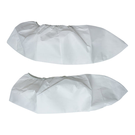 Cleanroom Shoe Cover One Size Fits Most Shoe High Nonskid Sole White Sterile - BeHope