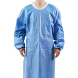 Chemotherapy Procedure Gown Cardinal Health™ One Size Fits Most Blue NonSterile AAMI Level 4 Disposable - BeHope