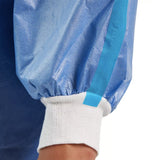 Chemotherapy Procedure Gown Cardinal Health™ One Size Fits Most Blue NonSterile AAMI Level 4 Disposable - BeHope