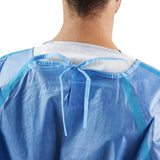 Chemotherapy Procedure Gown Cardinal Health™ One Size Fits Most Blue NonSterile AAMI Level 4 Disposable - BeHope