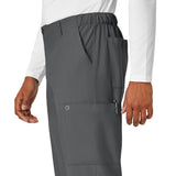 Scrub Pants Wink™ W123 Cargo Large / Tall Pewter Male - BeHope