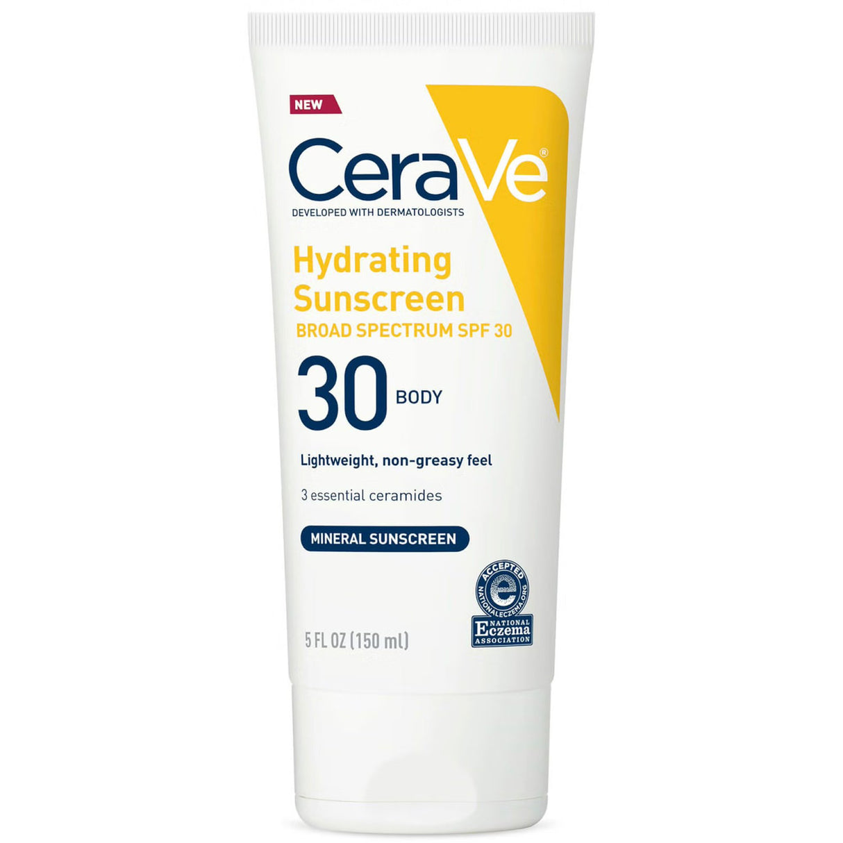 Sunscreen CeraVe® Hydrating Mineral SPF 30 Lotion 5 oz. Tube - BeHope