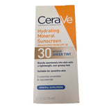 Sunscreen CeraVe® Hydrating Mineral Sunscreen Medium Sheer Tint SPF30 Lotion 1.7 oz. Tube - BeHope