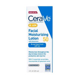 Facial Moisturizer with Sunscreen CeraVe® AM 3 oz. Bottle Unscented Lotion - BeHope