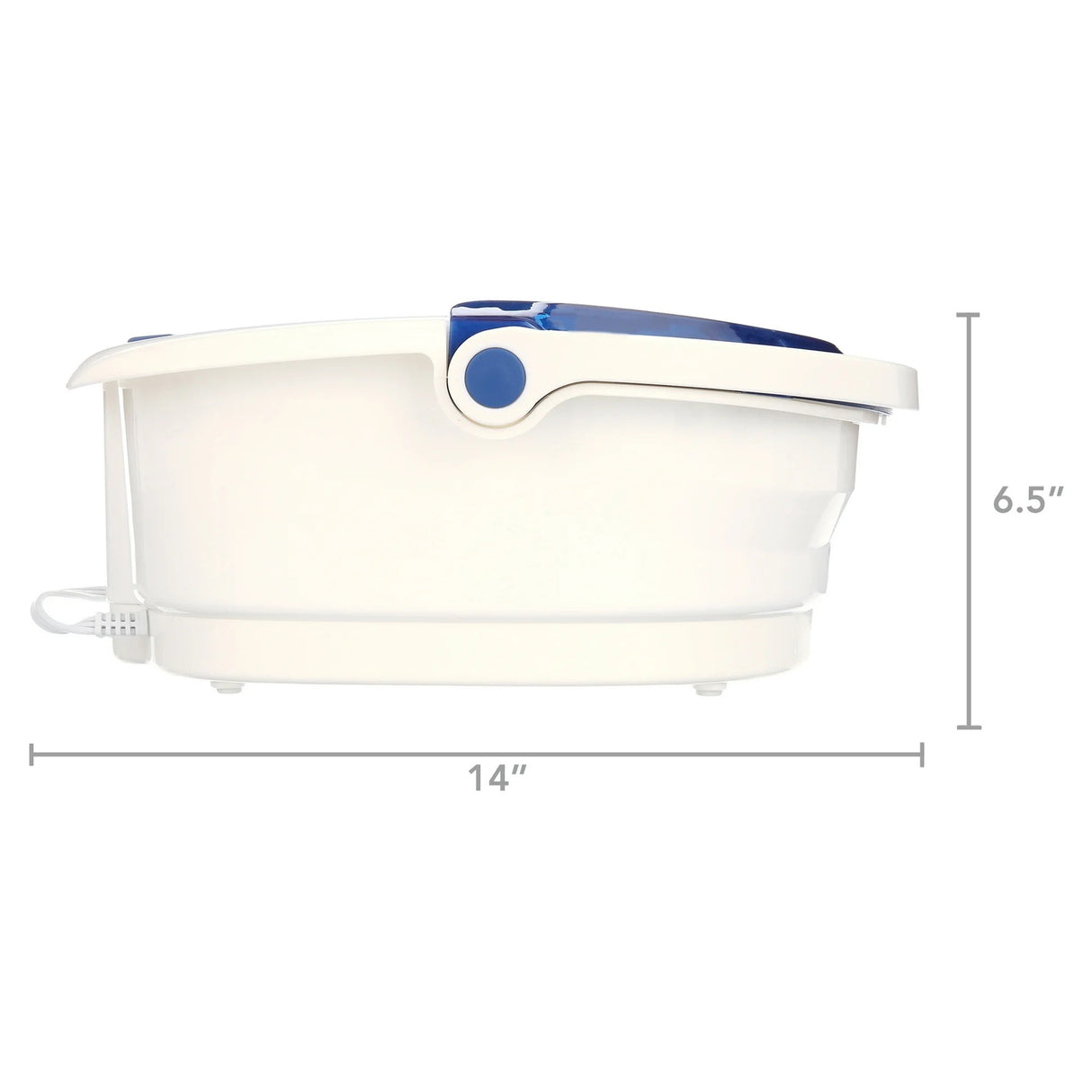 Foot Bath with Heat Boost HoMedics® Bubble Bliss Elite Blue / White Plastic - BeHope