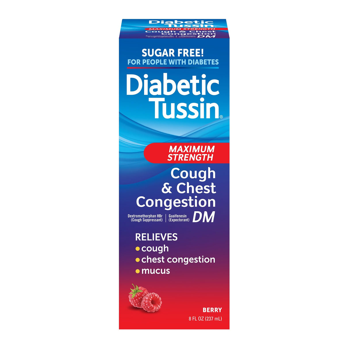 Cough Suppressant / Expectorant Diabetic Tussin® DM Maximum Strength 20 mg - 400 mg Strength Liquid 4 oz. - BeHope